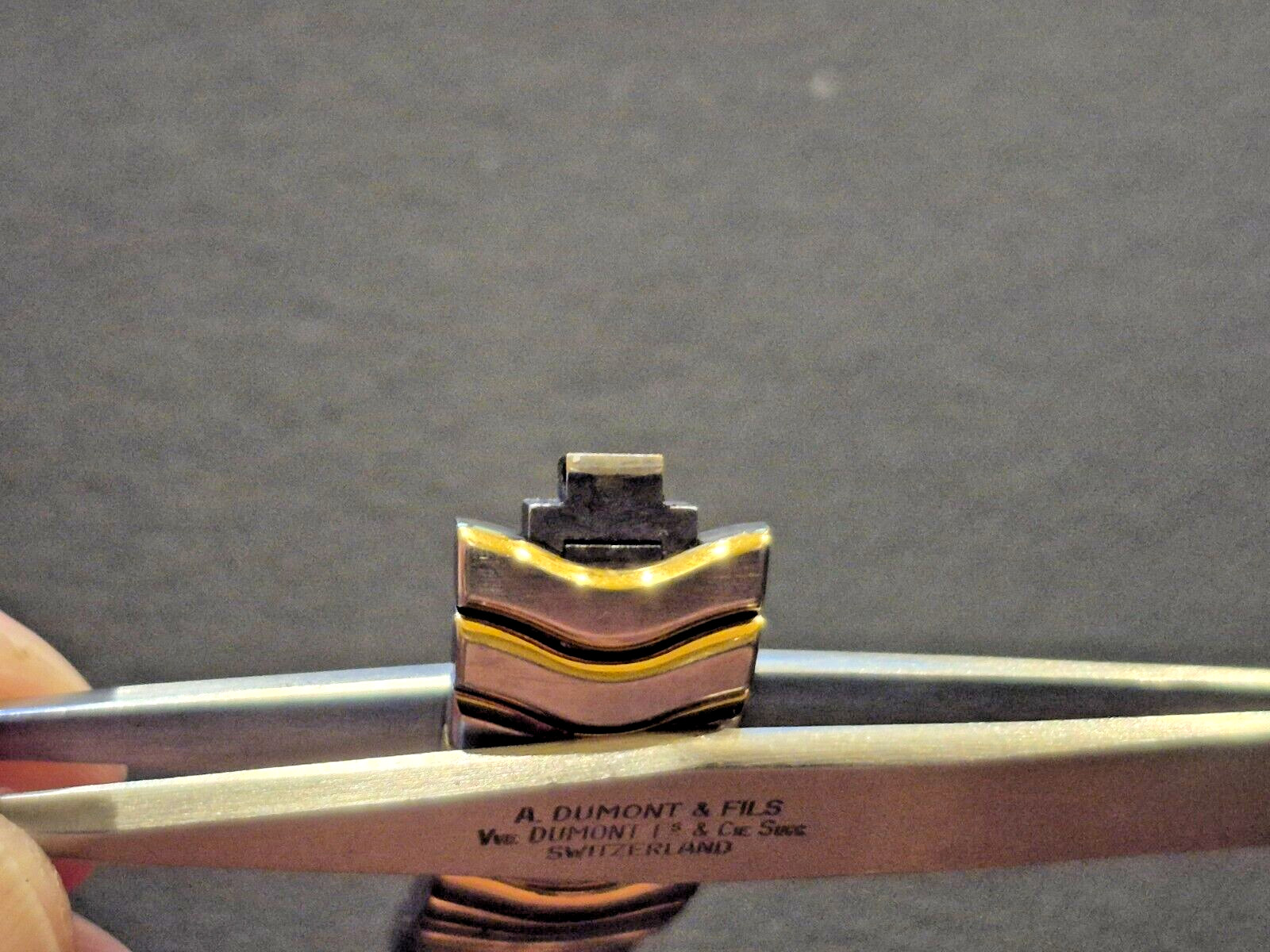 EBEL Classic Wave 12 Link Steel & Gold Segment for bands found on 13mm lug cases