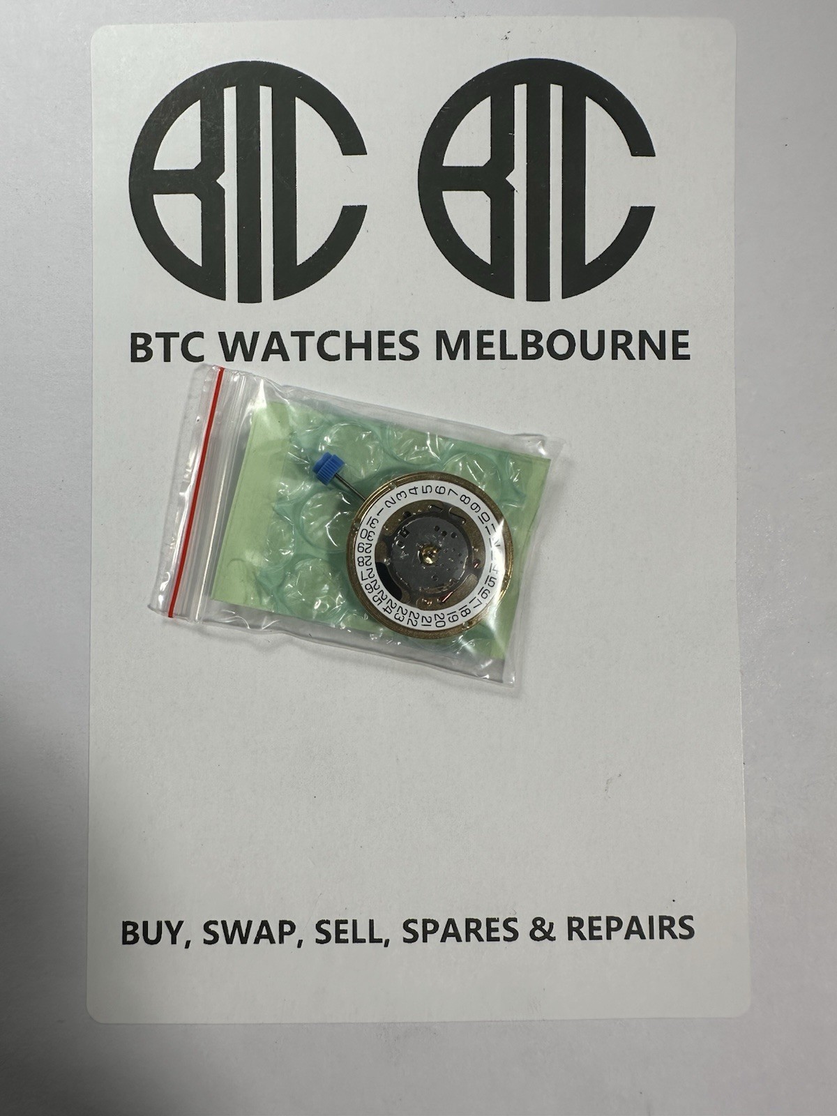 ETA F06-111 3 Hand Quartz Movement NOS 3 O’clock Date Window