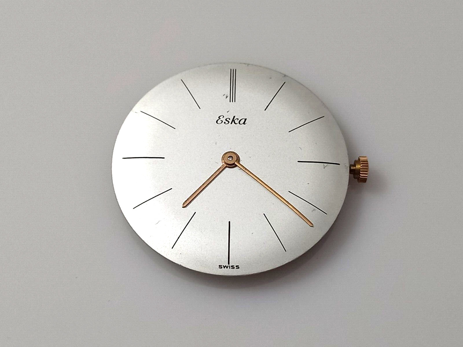 30.5 MM ESKA DIAL WITH AURORE VILLERET 423 MVT ( 18K HANDS & CROWN ) – WORKING