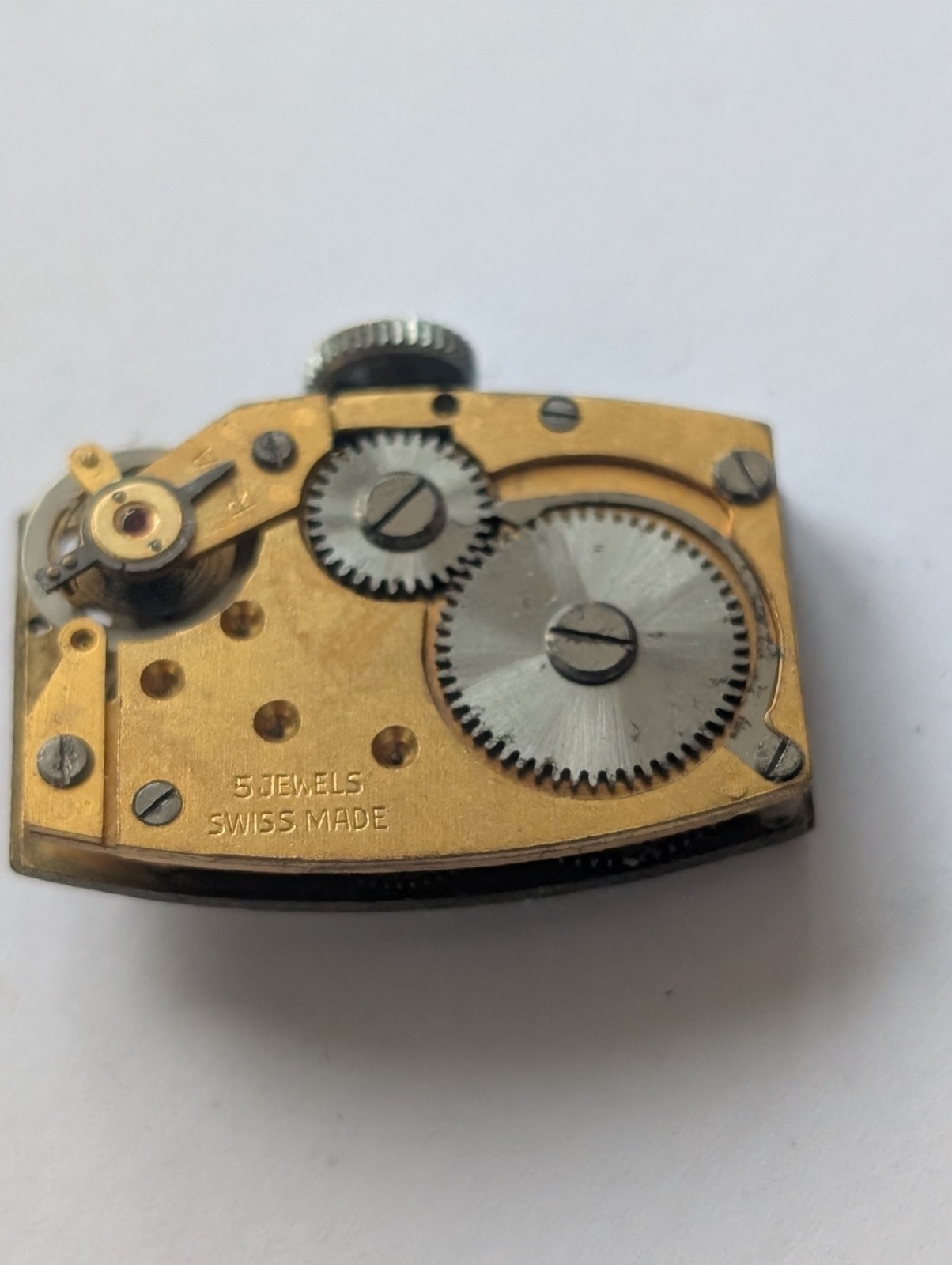 Vintage Ebosa 175 Mechanical Watch Movement (Runs)
