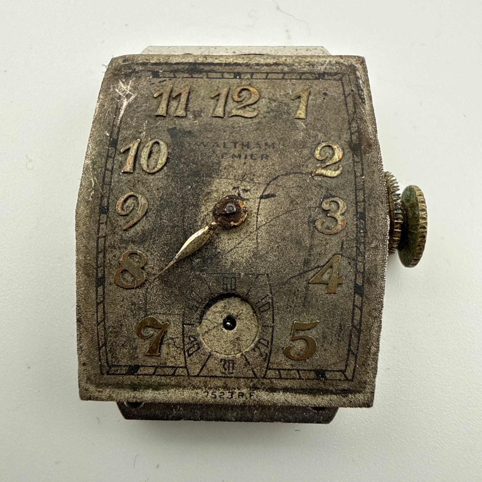 Vintage Waltham Premier 750 17J Mechanical Wristwatch Movement Good Balance