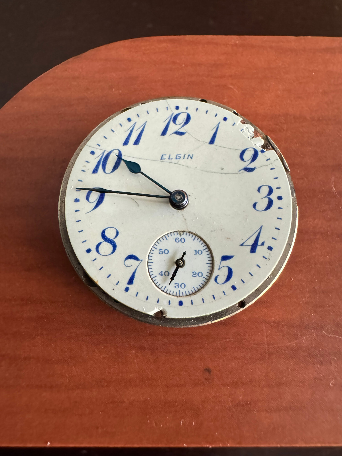 VINTAGE 3/0 SIZE ELGIN POCKET WATCH MOVEMENT GR. 463 RUNNING GOOD