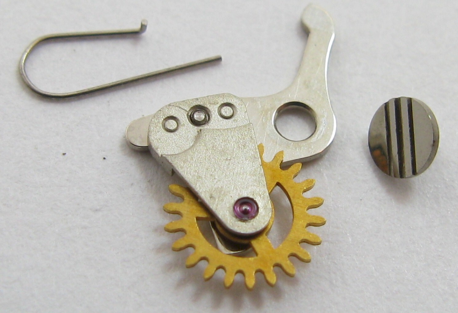 Poljot 3133 chronograph watch movement part one sliding gear #8100 + spring + sc