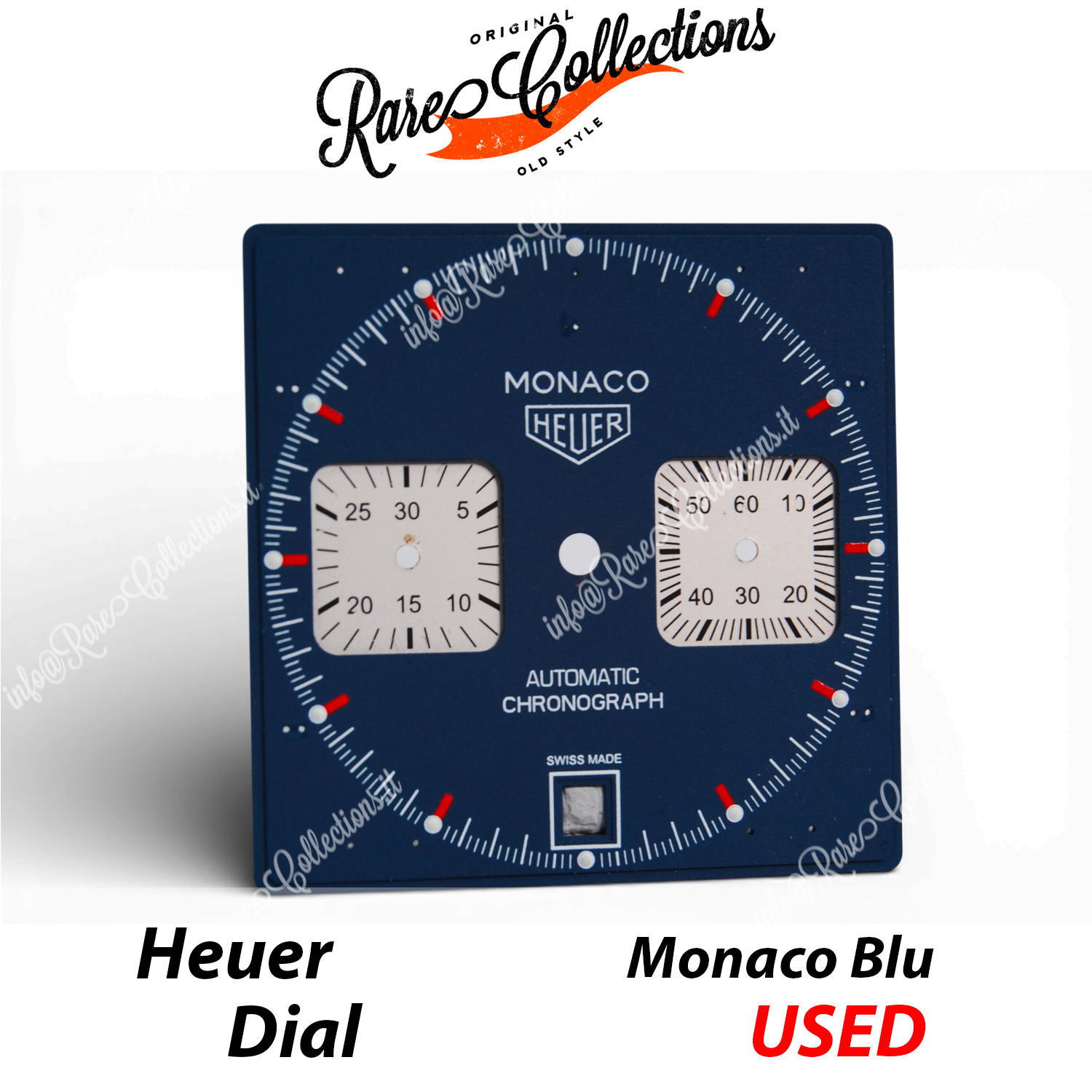 Heuer Monaco dial Ref 1133b used for (code dial CAW211P 1133b)