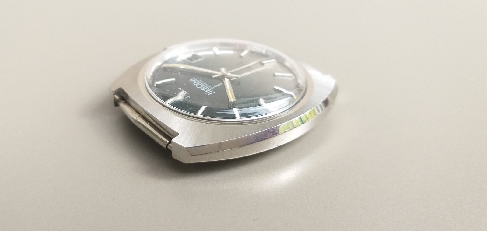 Fontainemelon FHF 974 Project Watch 35mm Swiss Case and Dial Vintage 1970’s NOS