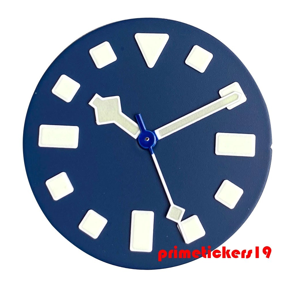 Matte Black/Blue/Green/Purple 29mm Watch Dial Luminous Fit NH35 ETA2824 PT5000