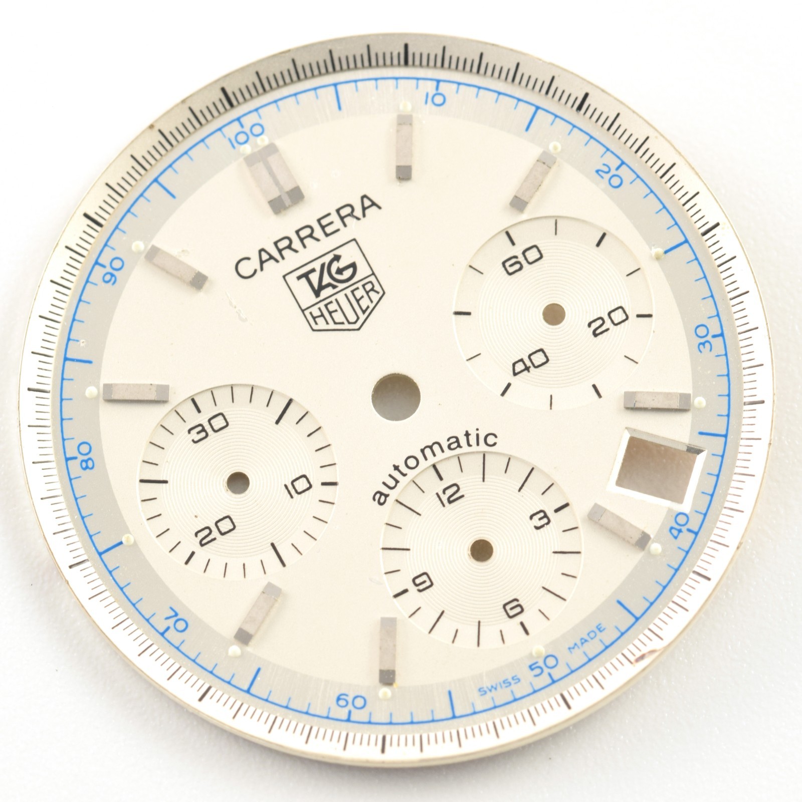 Genuine TAG Heuer Carrera Automatic White/Silver 31.7mm Watch Face Dial & Hands