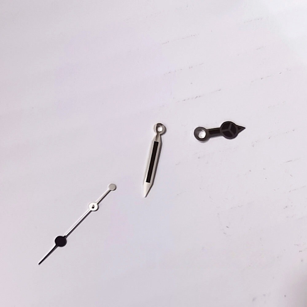 Silver Black Merc Hands For NH35 NH36 7s26 Miyota 8215 ETA 2836 2824 Movement