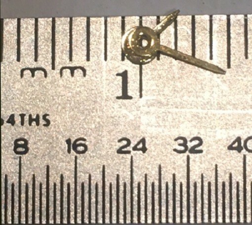 AS 976 HOUR & MINUTE HANDS GILT