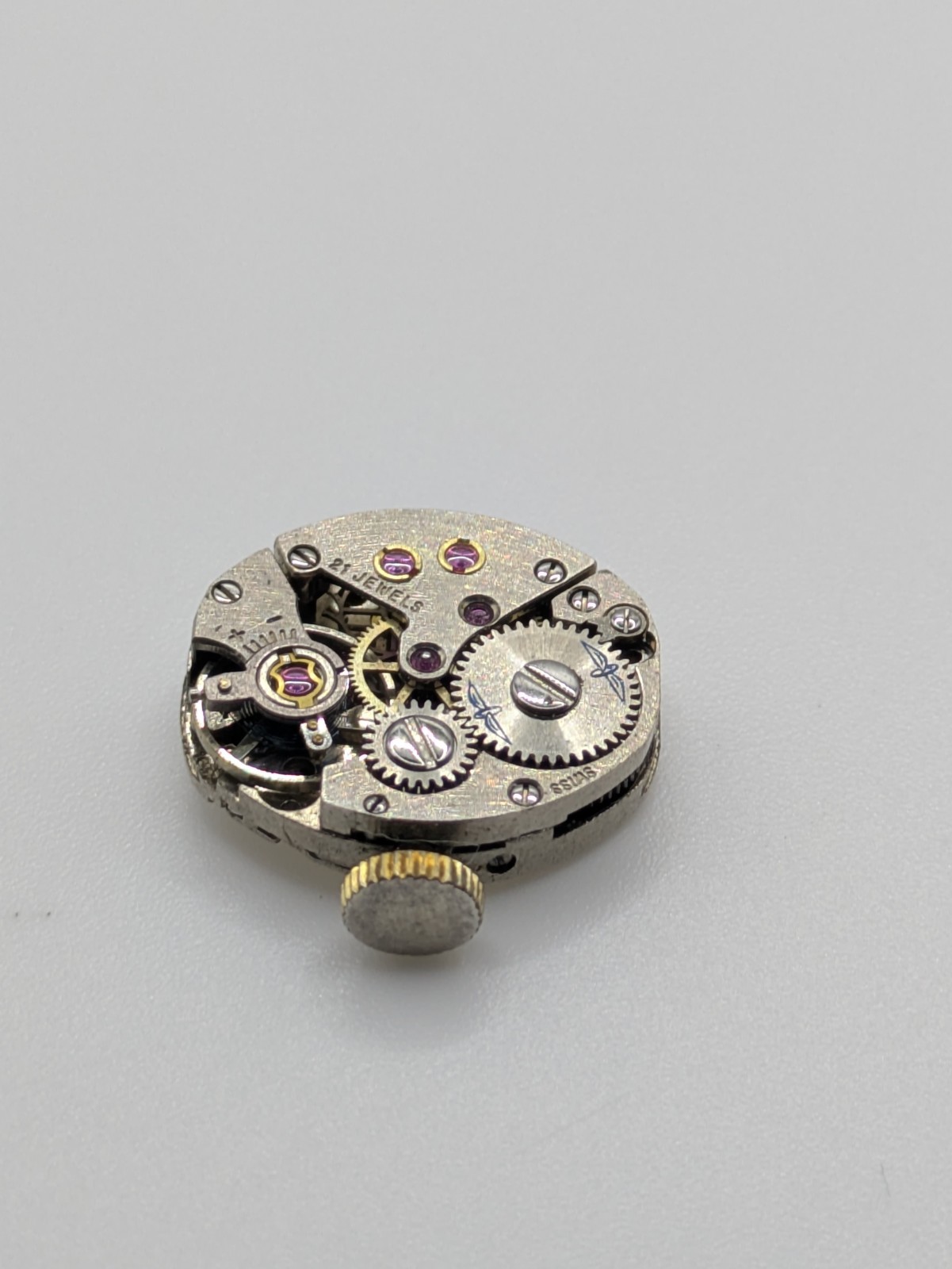 Rotary AS 1677 21 Jewels Manual Wind Watch Movement Swiss UNTESTED 15.6mm