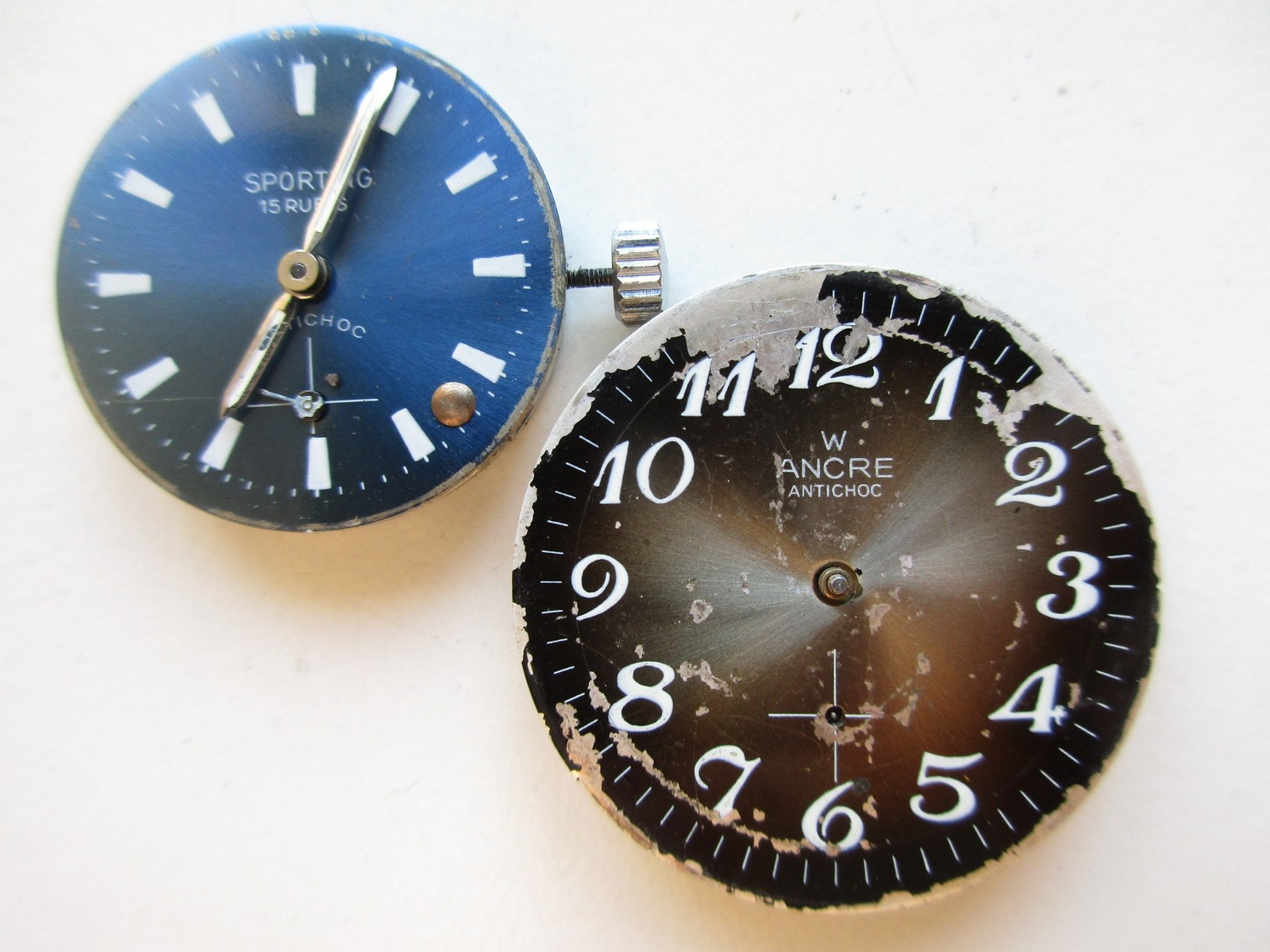FE France Ebauche cal. 233-60 vintage watch movements – running