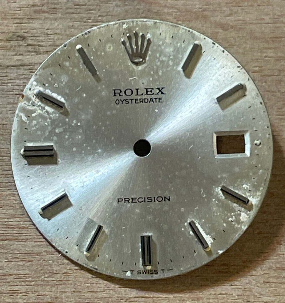 Vintage Rolex Oysterdate Precision Watch Dial for 6694