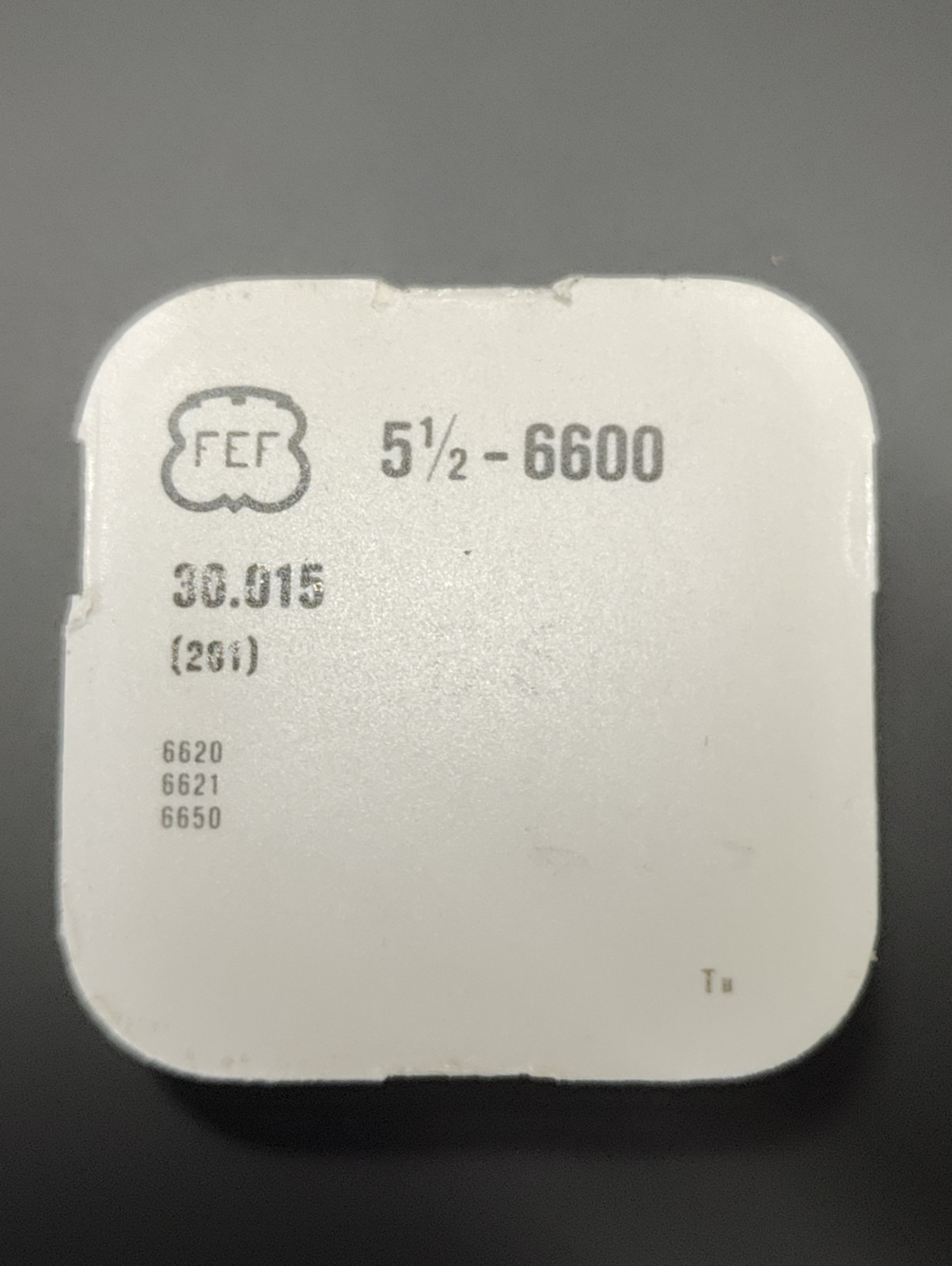 NOS Fleurier FEF 6600 201 Center Wheel 5-1/2″‘