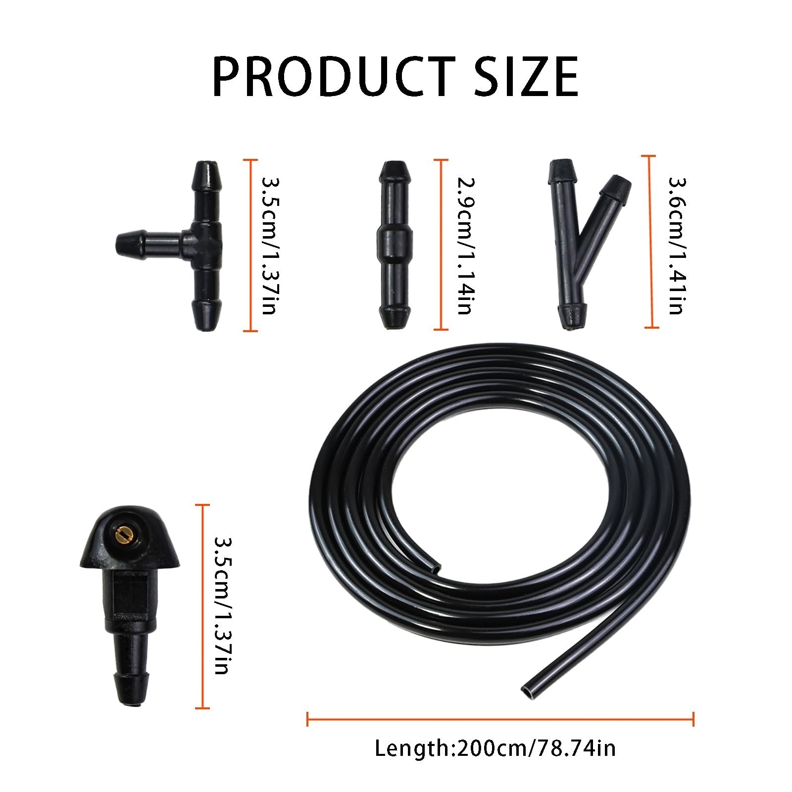 Windshield Washer Nozzle Kit Compatible with Honda Acura Civic 1987-2005 CRV …