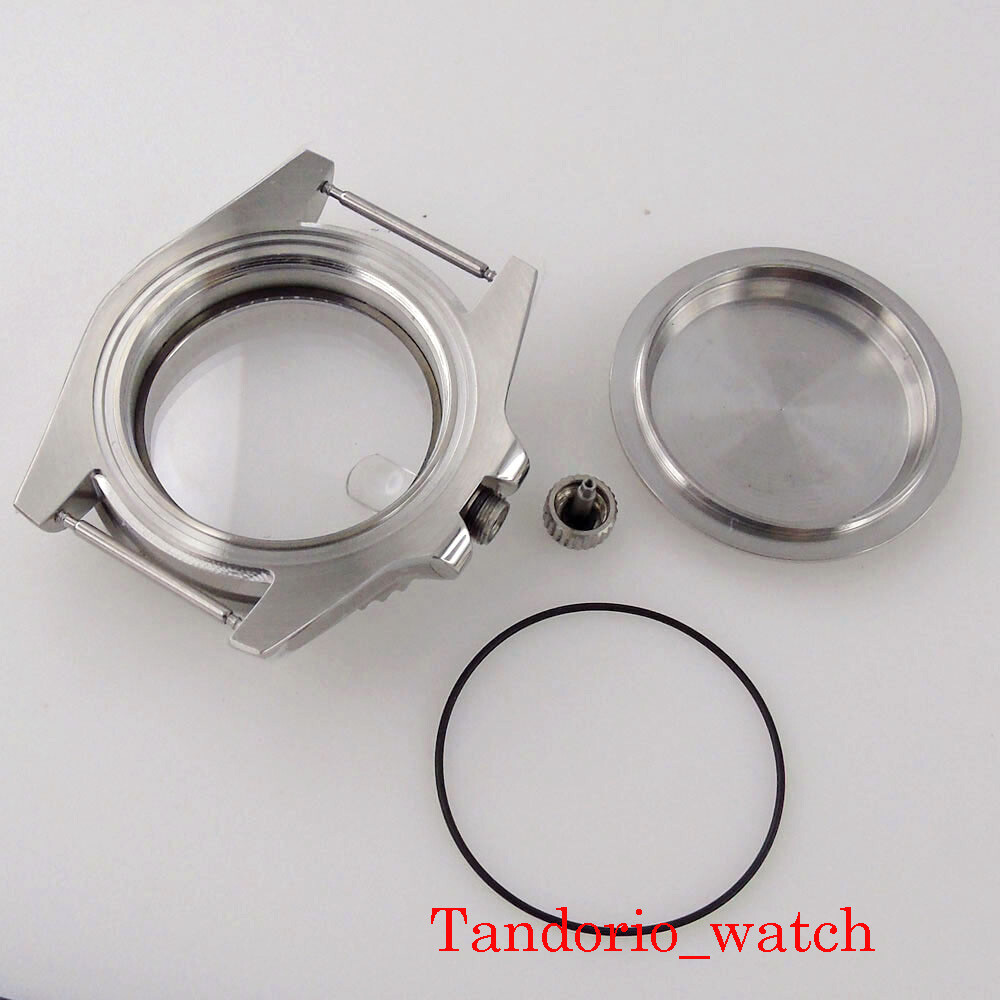 40mm Watch Case Sapphire Glass 120 Clicks Fit NH35A NH36A Movement Ceramic Bezel