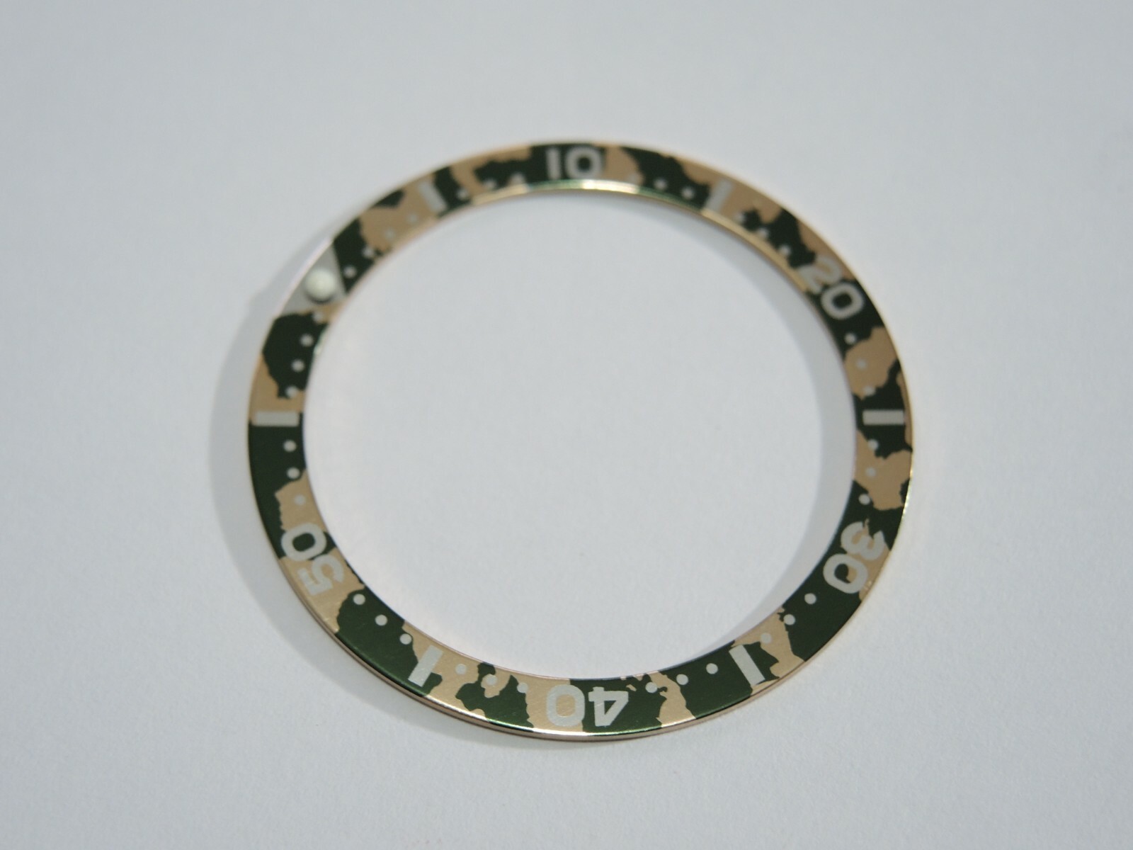 NEW BEZEL INSERT FLAT CAMOUFLAGE LARGE DIVERS SKX007-009 /6309-7040 /7002-7001