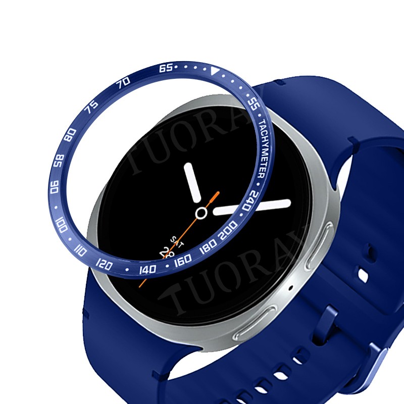 For Samsung Galaxy Watch 8/8Classic 46/44/40mm Bezel Ring Metal Watch Cover Case