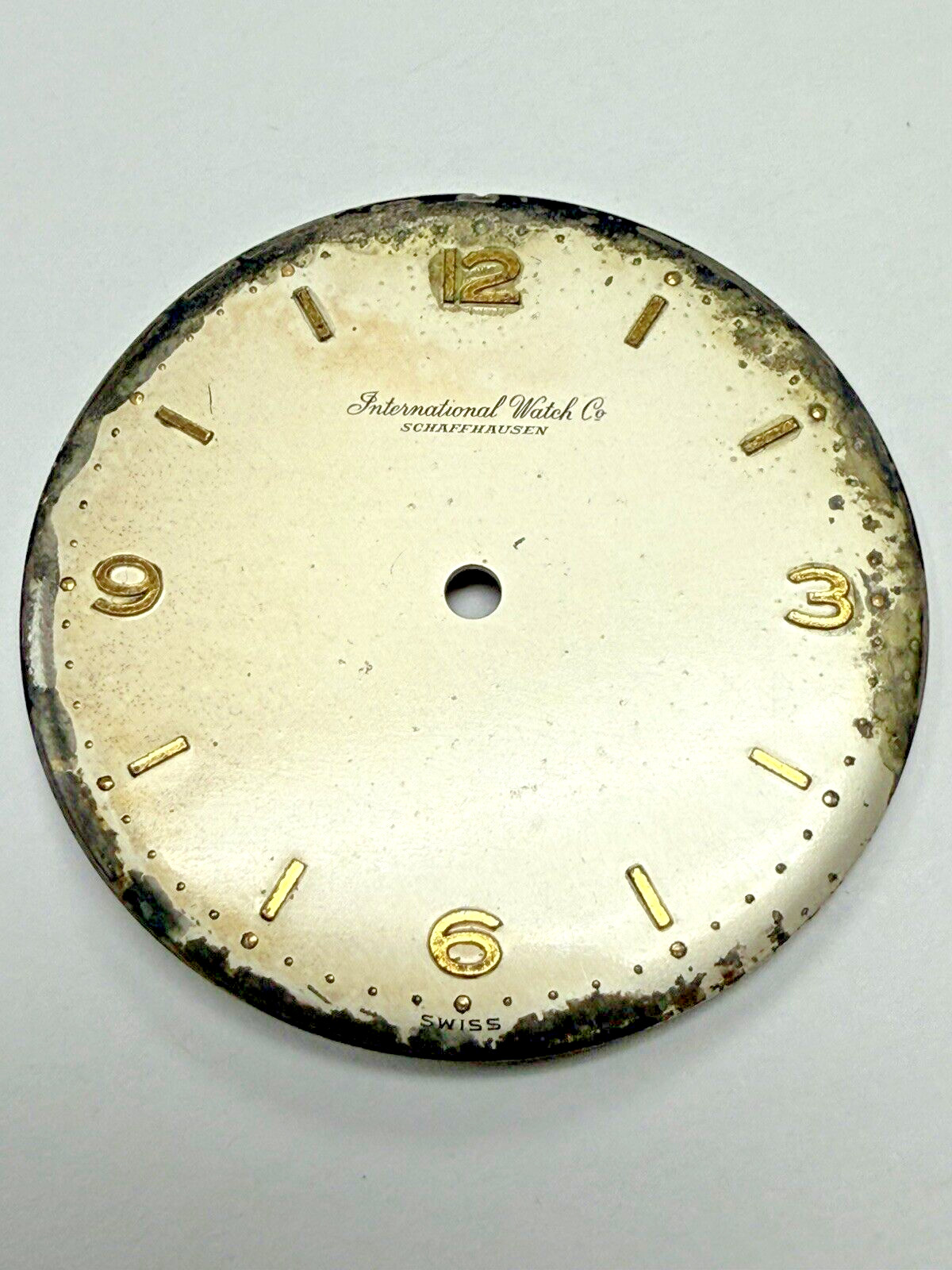 IWC international Watch Co. Vintage Watch Dial item# e11277