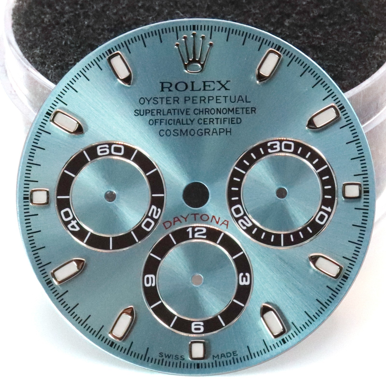 Custom Ice Blue Dial Fits Rolex Daytona 116506 126506