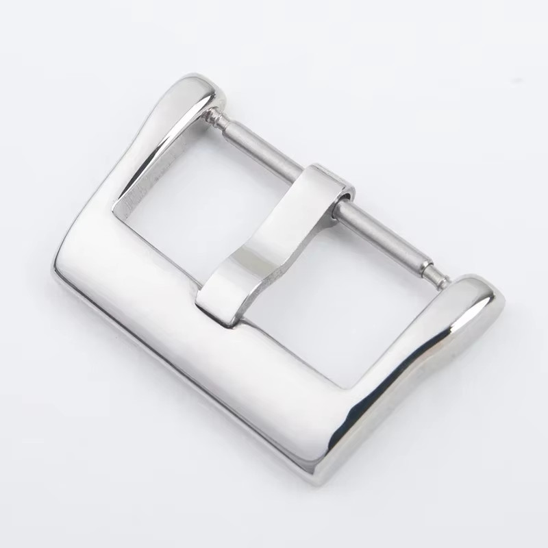 20mm Pin Clasp Folding Buckle Fits Blancpain Fifty Fathoms Rubber Strap Band