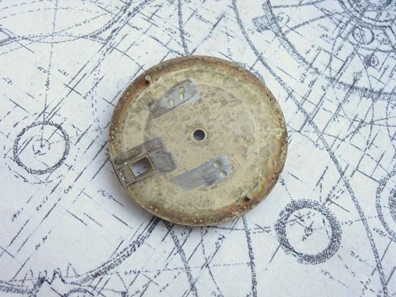Longines ‘Ultronic’ Watch Dial for cal.6312 (ESA9162) (ref 646)