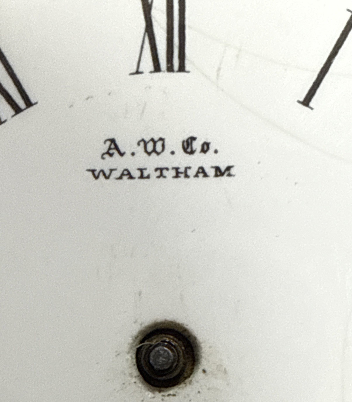 American Waltham Watch Co. Antique Pocket Watch Movement & Dial ✨