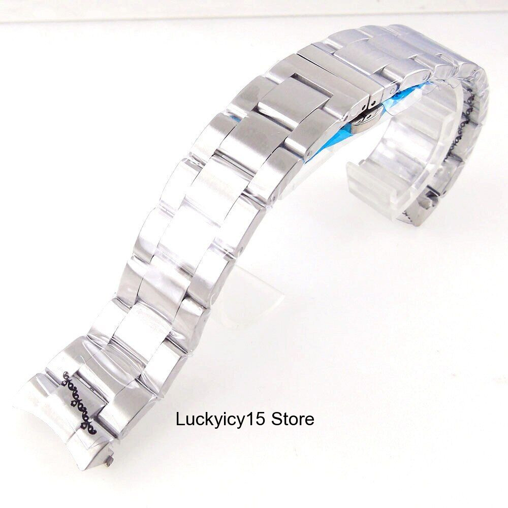 36mm Tandorio Sapphire Glass Pilot Watch Case Bracelet For NH35 2824 PT5000 200M