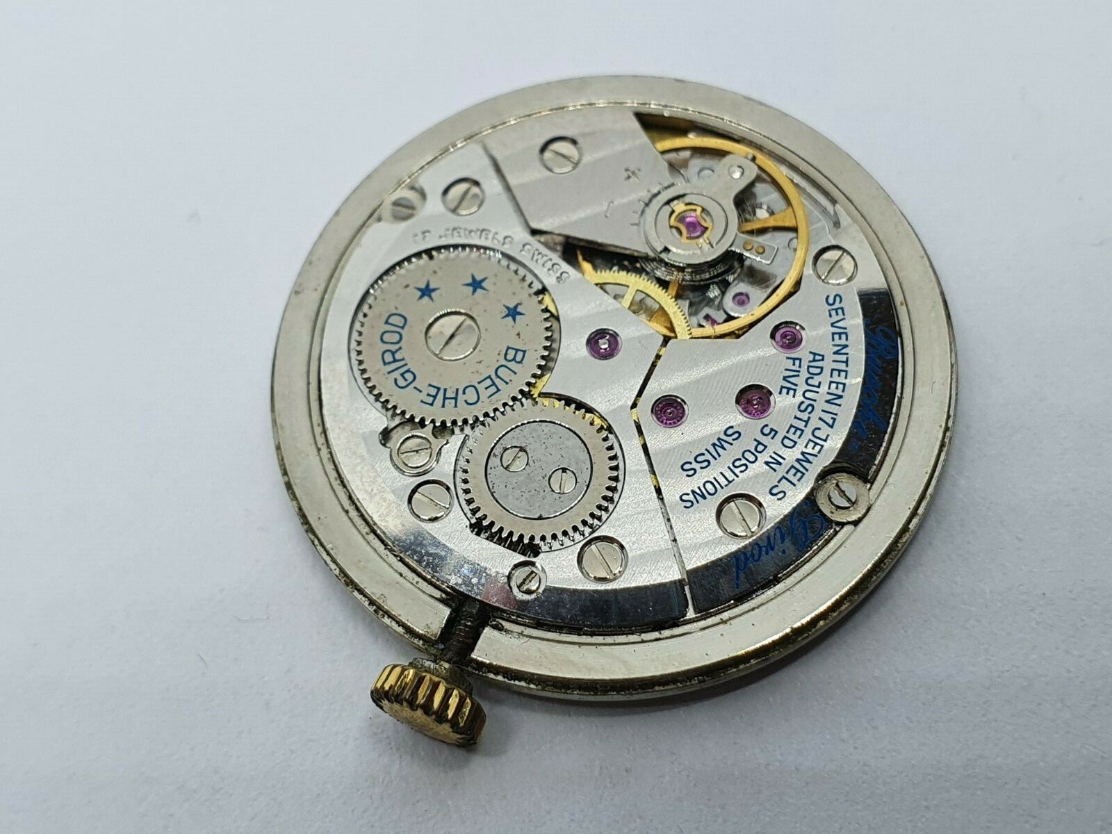Bueche Girod watch movement cal peseux 7001