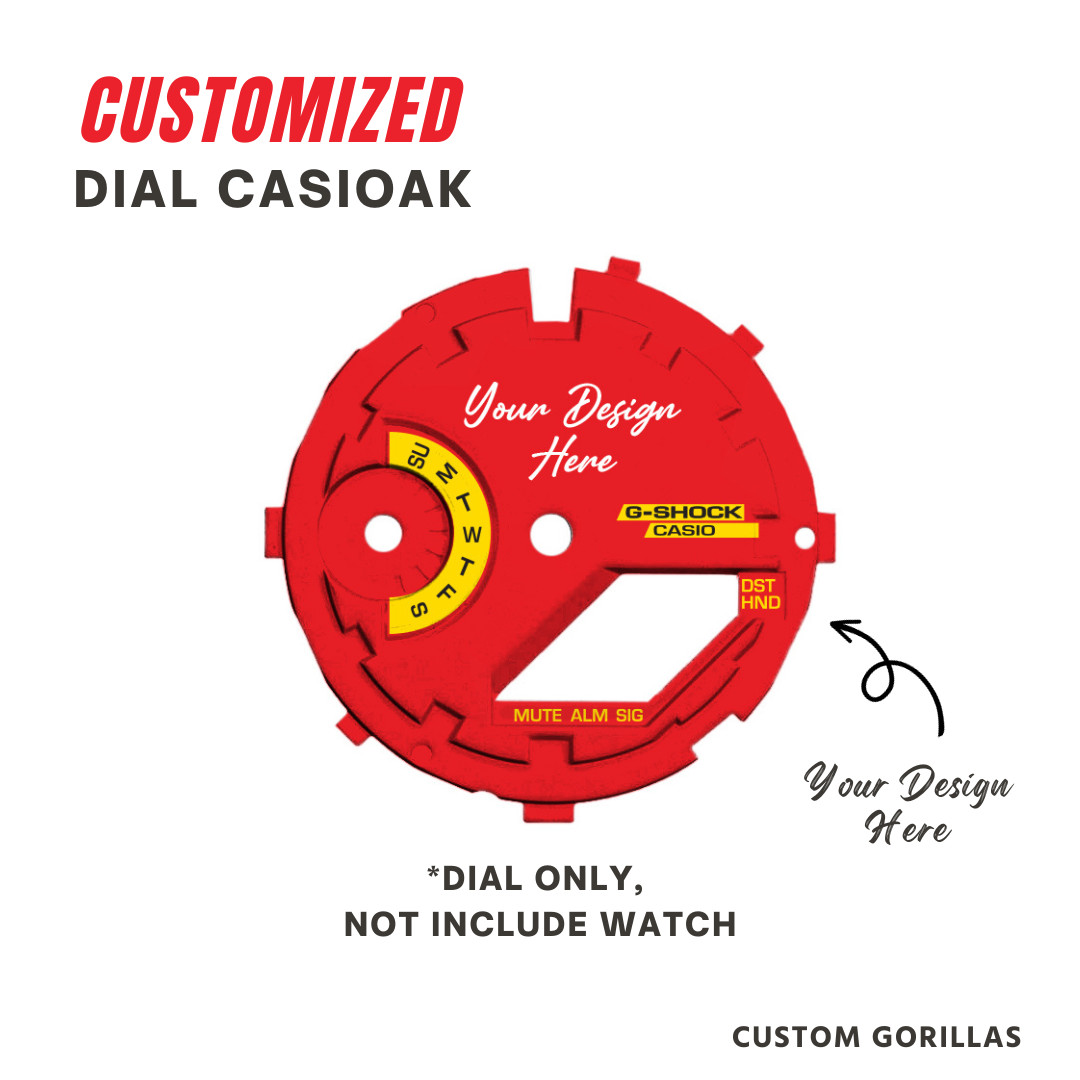CasiOak Dial G Shock GA 2100 With Custom Logo GTR Design
