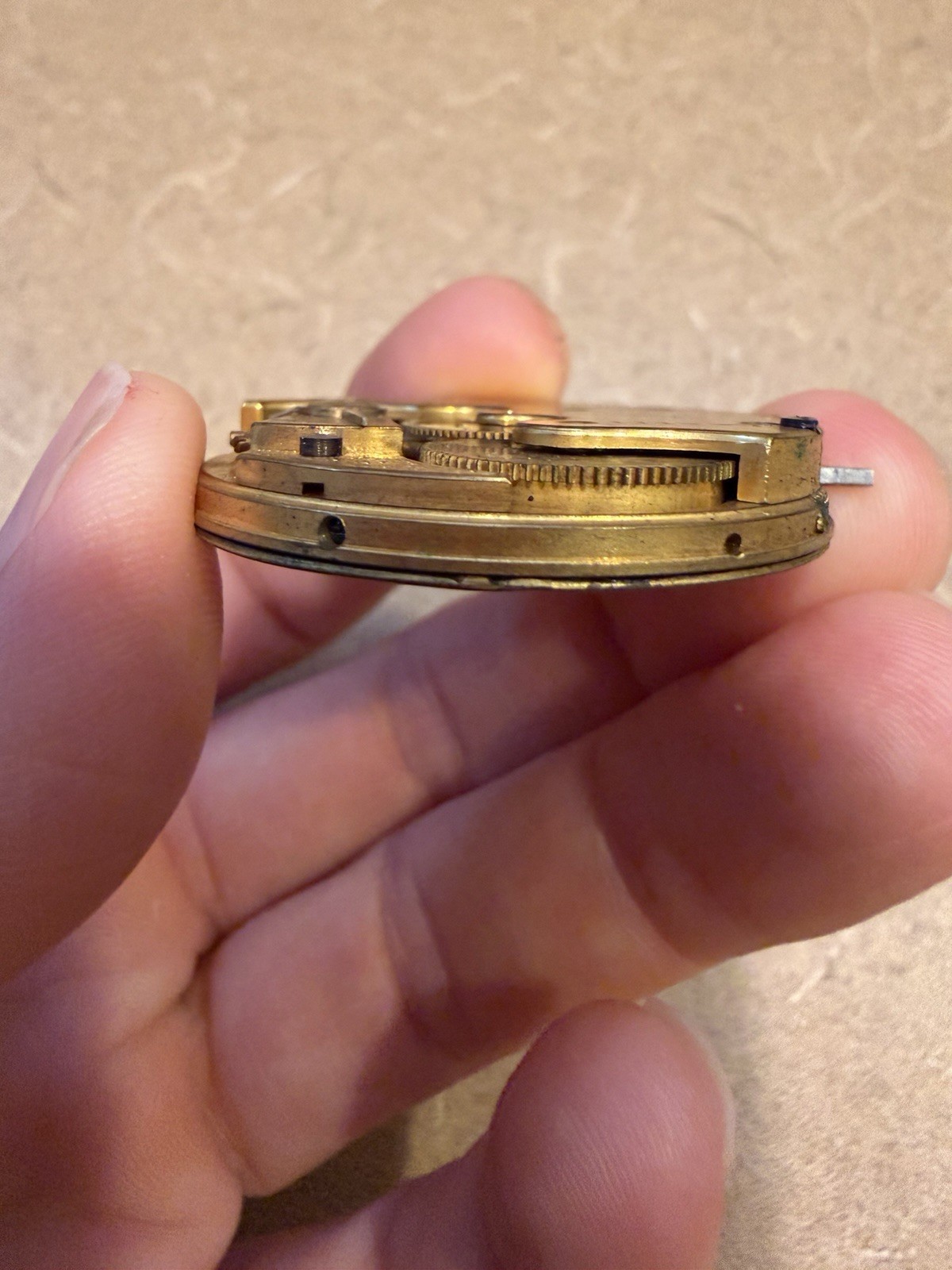 Antique Elgin National Watch Company Pocket Watch Movement NON WORKING
