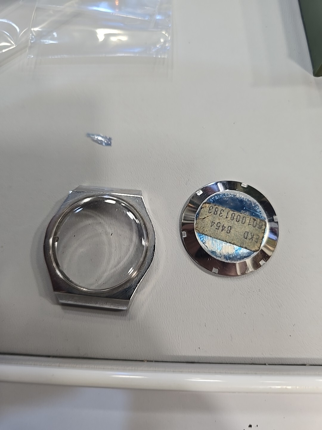 Mondia Zenith Glass Case Back Ref. 01.0081.383 for used parts