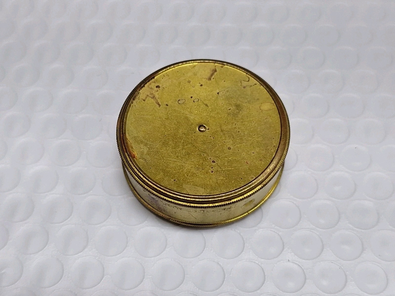 American Waltham Watch Co. Pocket Watch Movement Holder Container Tin 16s EMPTY