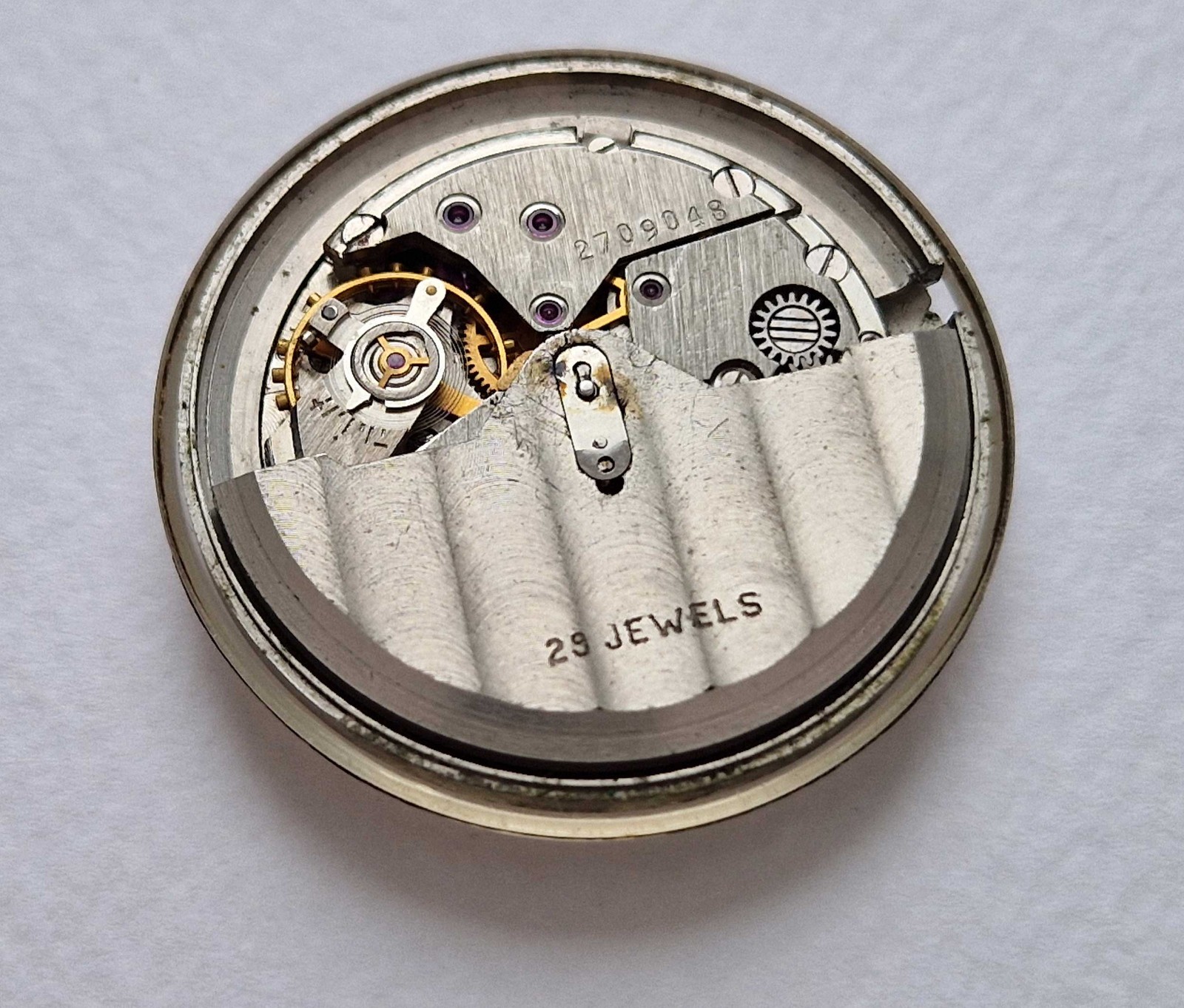 Poljot De Lux Avtomatic 29 Jewels Wrist Watch Movement Cal 2415 PARTS REPAIR