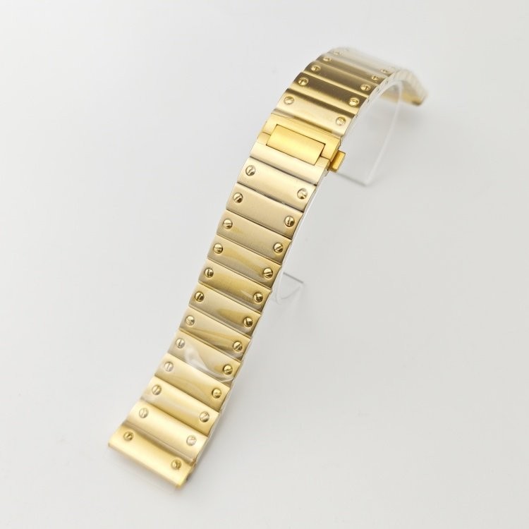 22mm Metal Watch Strap Stainless Steel Screw Link Bracelet Mod