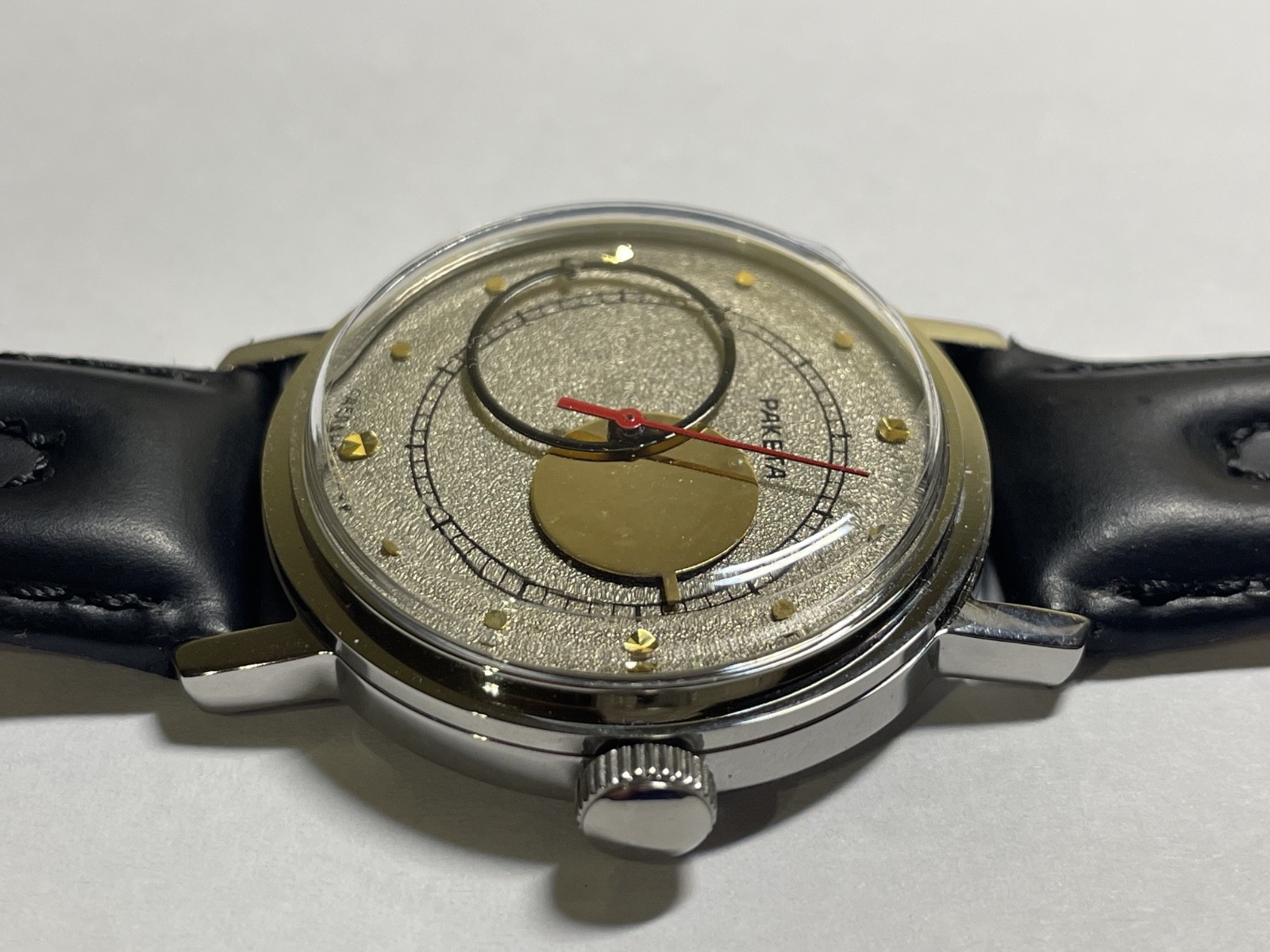 RAKETA KOPERNIK day 2609 H mechanism USSR new case steel mans watch