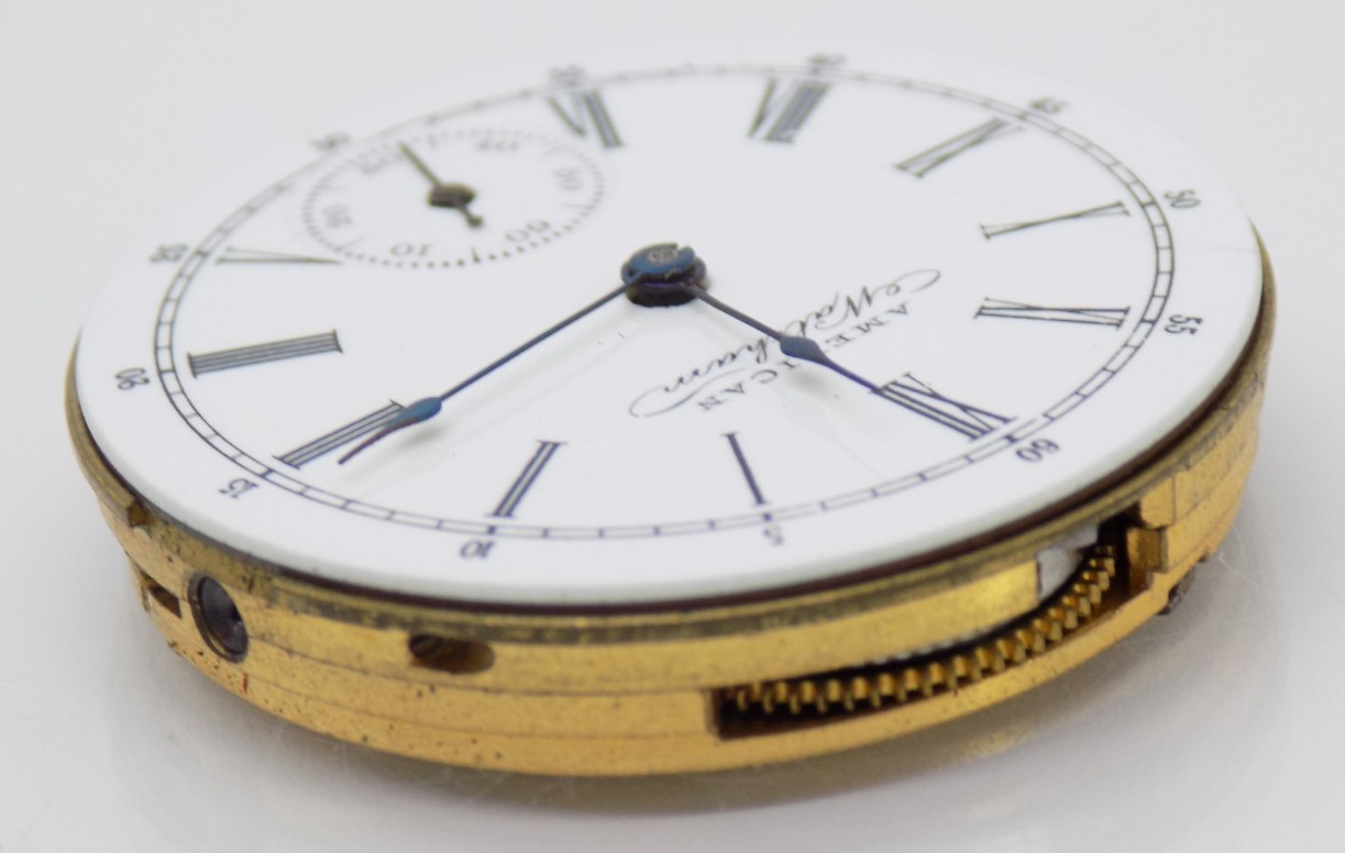 1891 American Waltham Grade 60 Model 1891 0s Pocket 7J Watch Movement