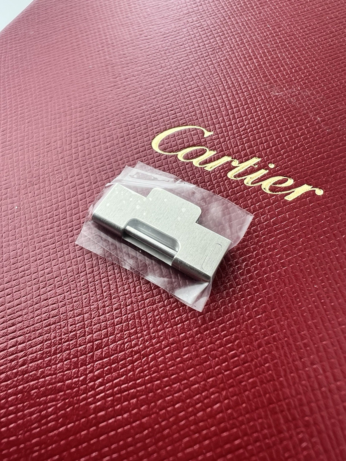 Cartier Watch Link Santos Stainless Steel 19mm NEW sealed COMPLETE Swiss Made