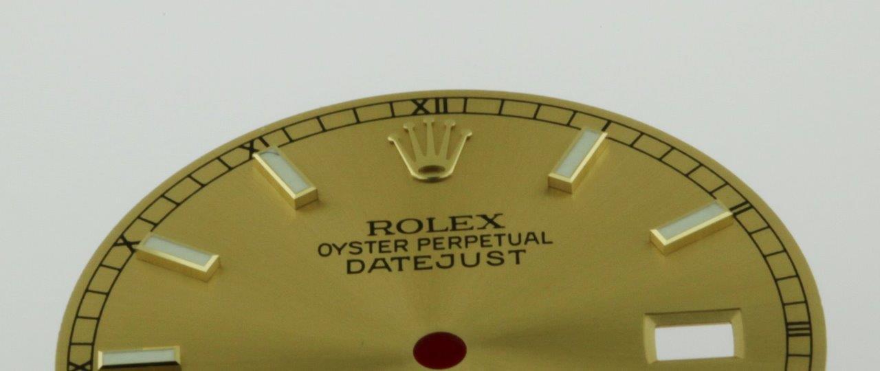 Original Men’s Rolex Datejust QS 116203 116233 Champagne Index Hour Dial 2T #C10