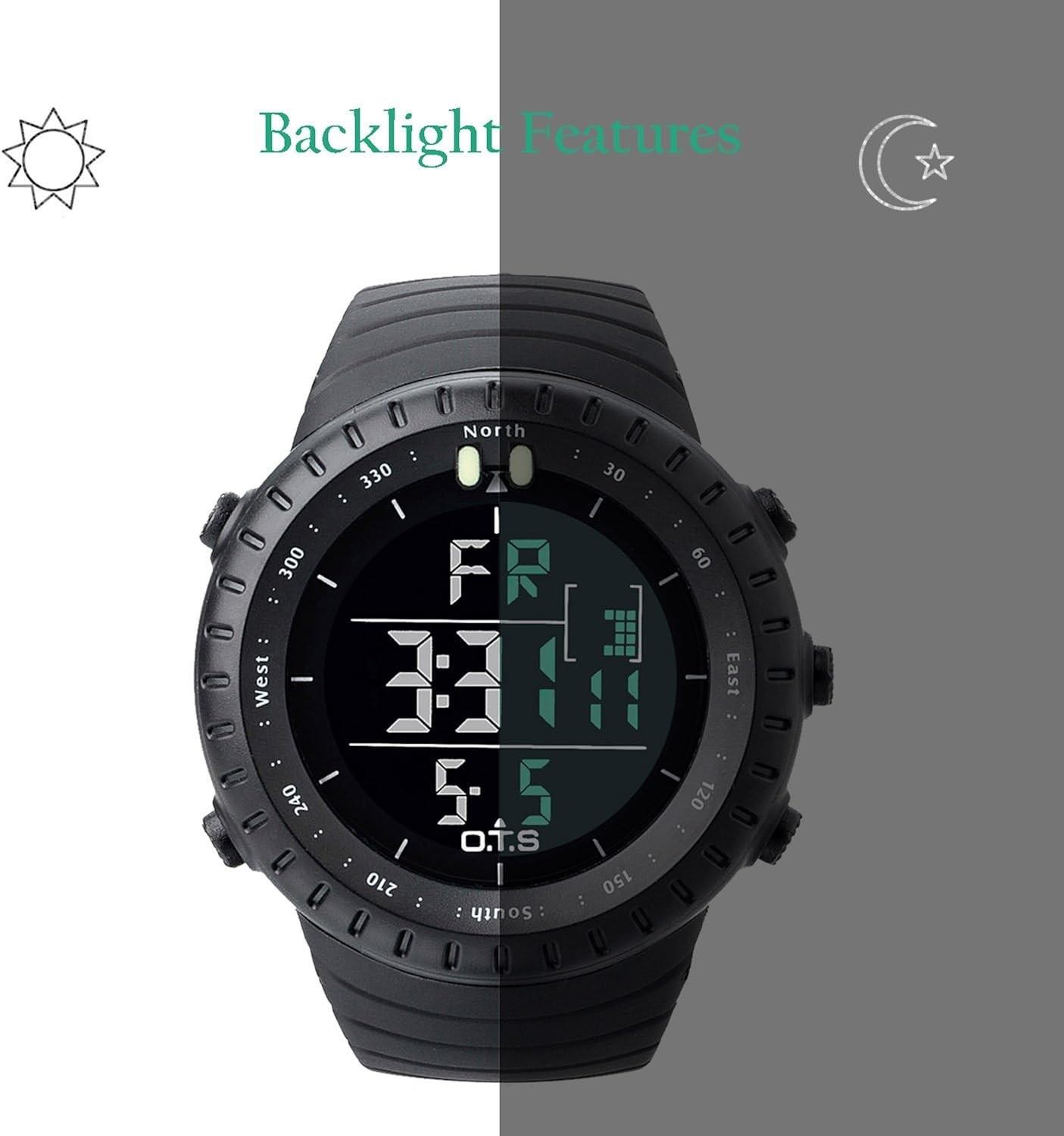 Reloj Deportivo Para Hombre Relojes De Cuarzo Reloj Militar Digital De Buceo