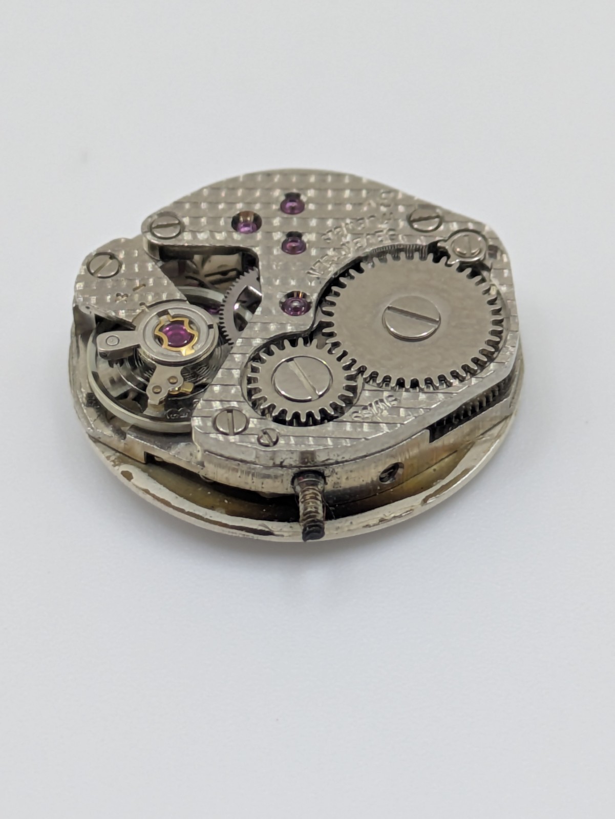 FHF ST 69-21 Smiths Manual Wind Watch Movement Dial Hands 17J 19mm