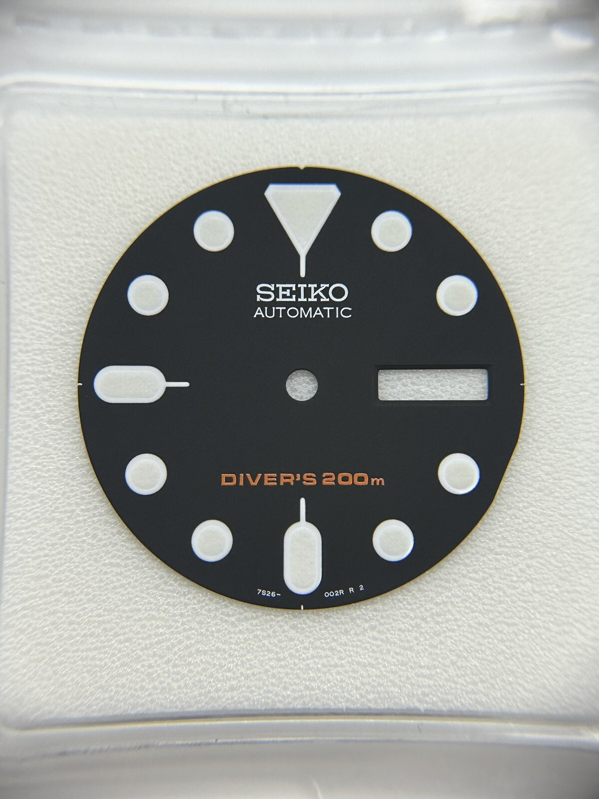 SEIKO Genuine Black Dial 7S26-0020 SKX007 -2 K2 K1 Part 28.5mm NH36 7S26002RXB19