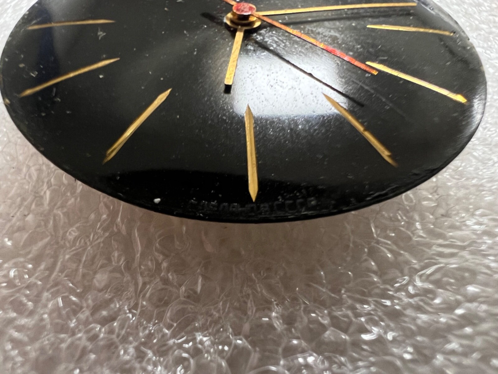 USSR LUCH movement 2209 caliber Gold Plated watch mechanism. FOR PARTS .