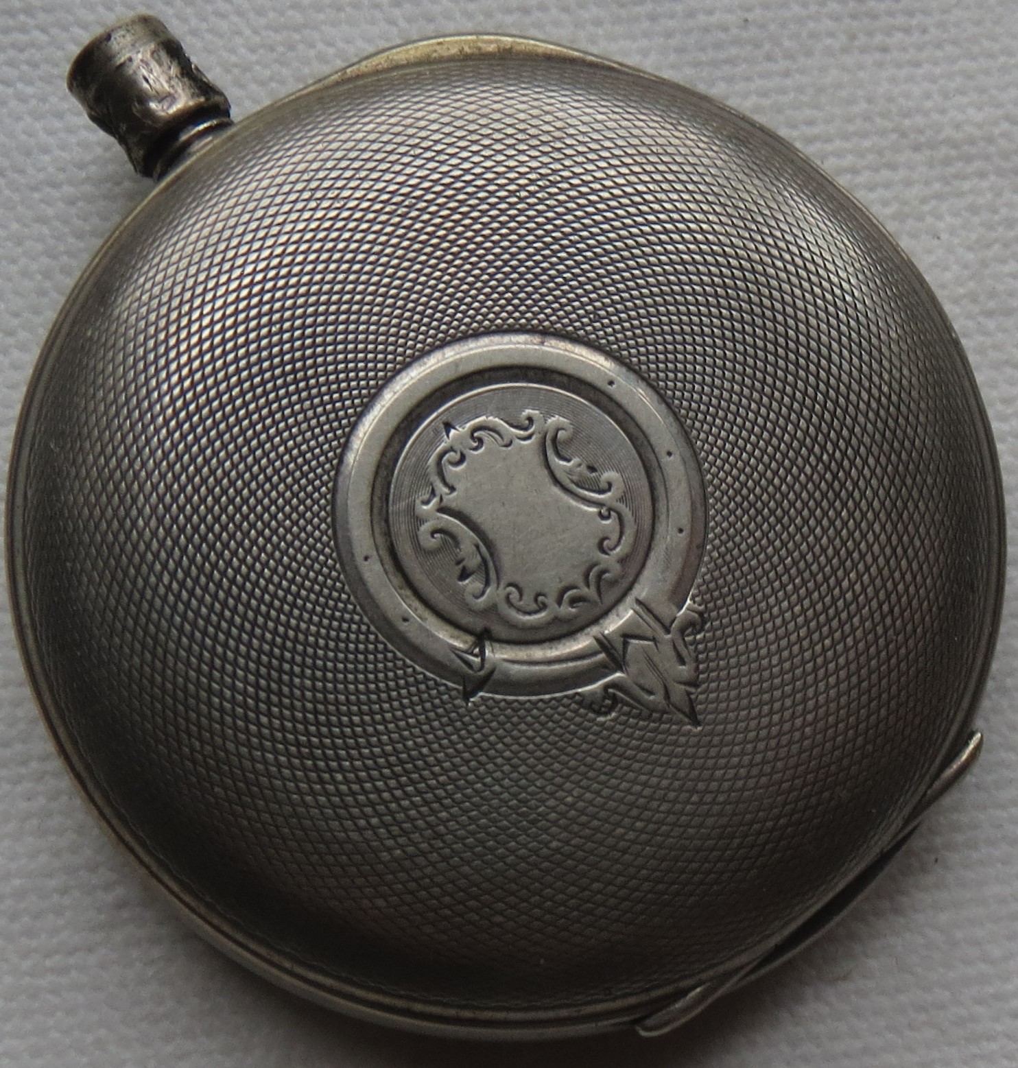 Longines Pocket Watch Open Face Silver Case 48 mm. in diameter