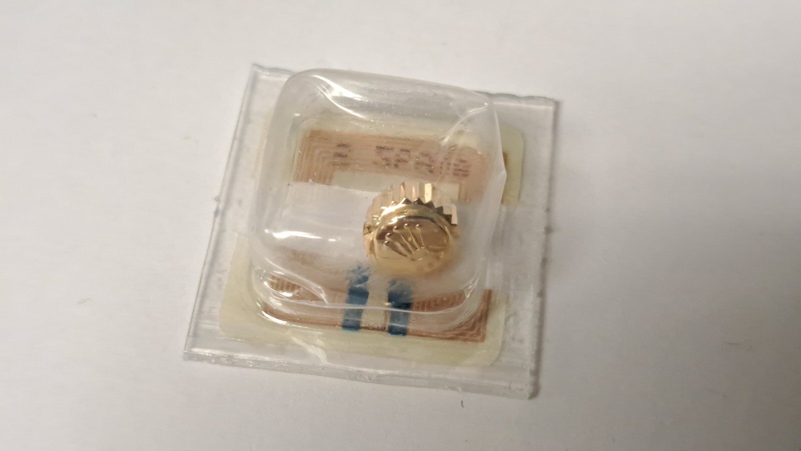 Sealed Brand New Genuine Rolex 24-704-3 Yellow Gold Crown 7mm Triplock 18K For D