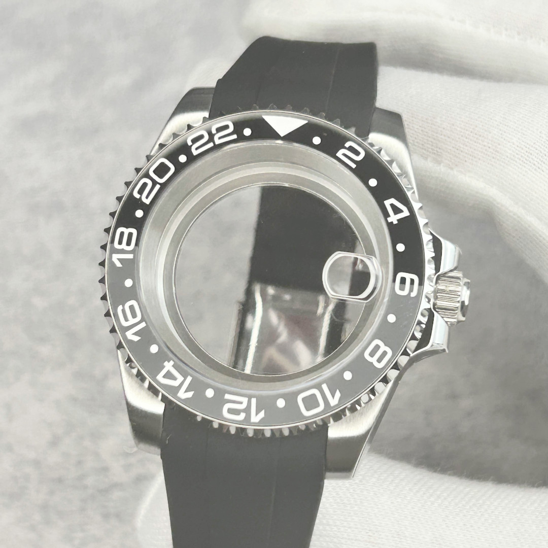 200M Waterproof 24 Hour 40mm Dive Watch Case for NH35A NH34 120 Clicks Sapphire