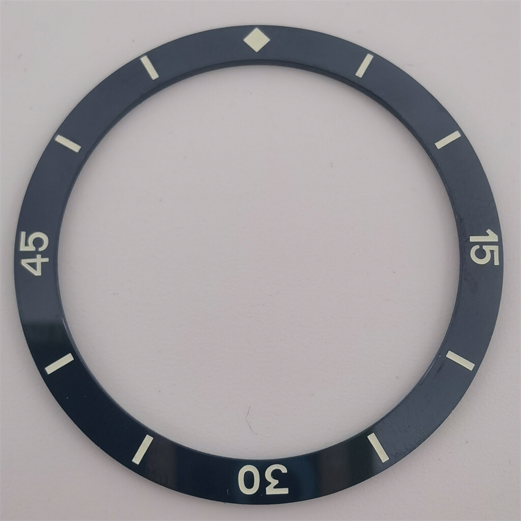 38mm Green Luminous Ceramic bezel Insert For 40mm Watch Case Repair Parts
