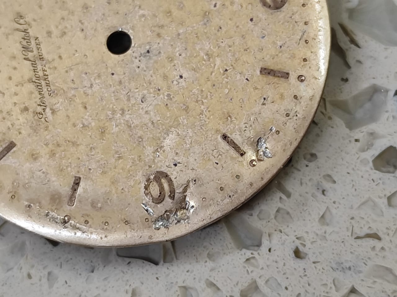 Vintage IWC Schaffhausen Cal C 89 Part Dial gold 30.5mm Z