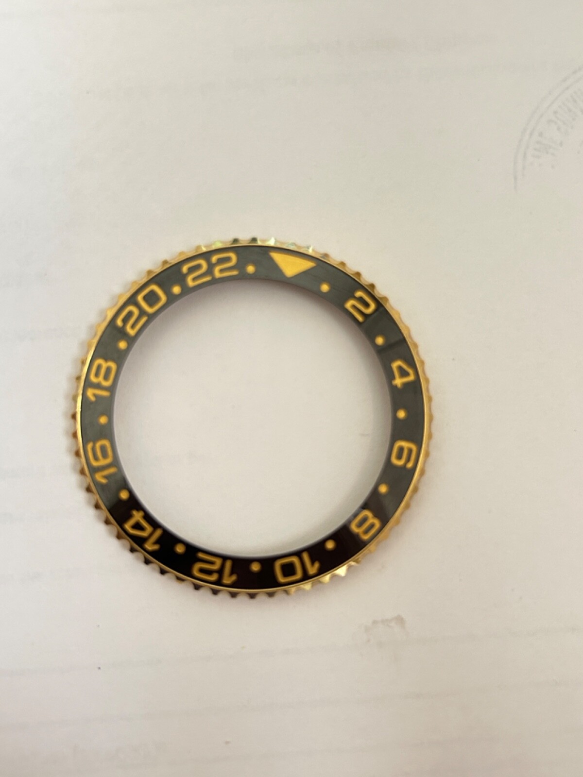 Rolex 116713LN 116718LN GMT Master II 18K Gold Ceramic Bezel complate