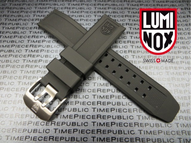 New LUMINOX 23mm Rubber Strap EVO Watch Band X1 3050 3950 Colormark Navy Seal