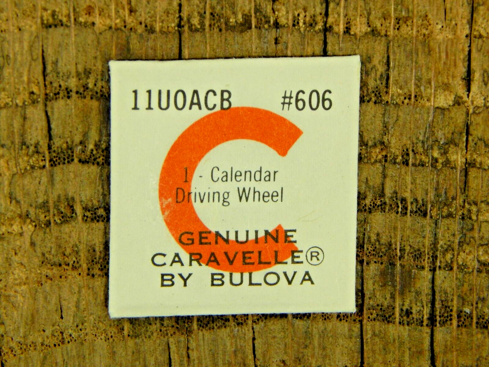 Genuine Caravelle 11UOACB Calendar Driving Wheel 606 Watch Part NEW OLD STOCK